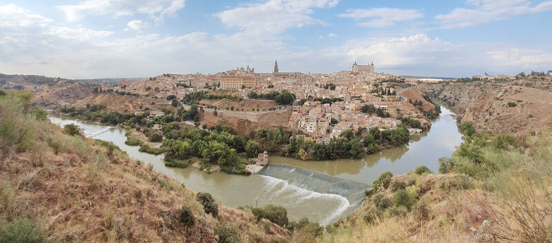 Panoramaaufnahme von Toledo