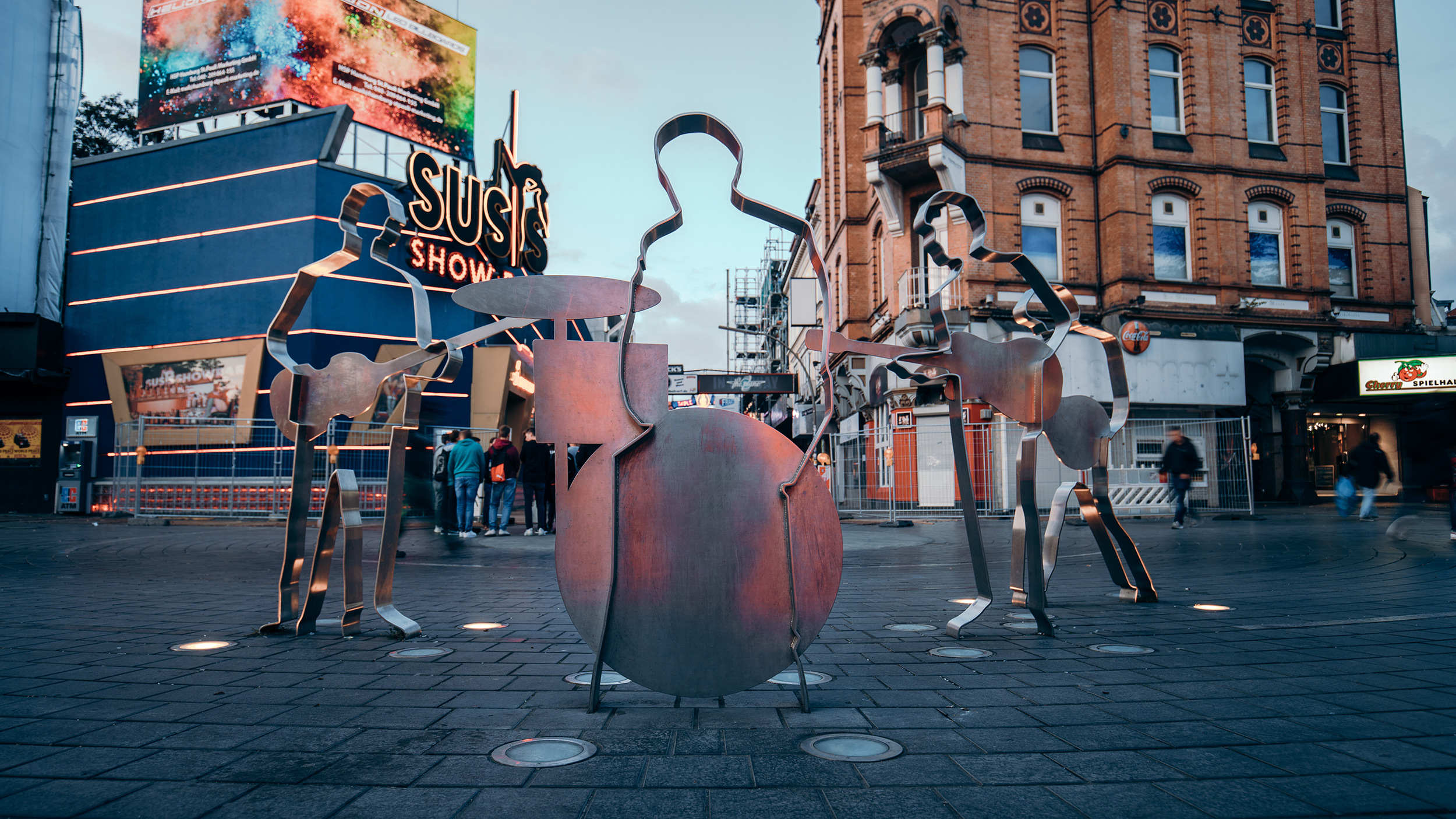 Beatles-Skulpturen am Beatles-Platz