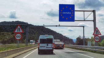 Grenzübergang Spanien