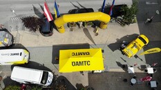 ÖAMTC PopUp aus der Vogelperspektive am Zwettl Bike Festival 2024