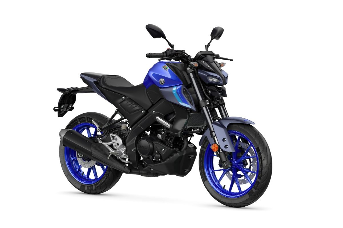 Stehendes Motorrad 