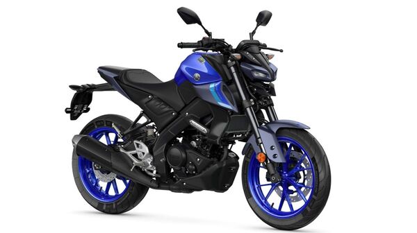 Stehendes Motorrad