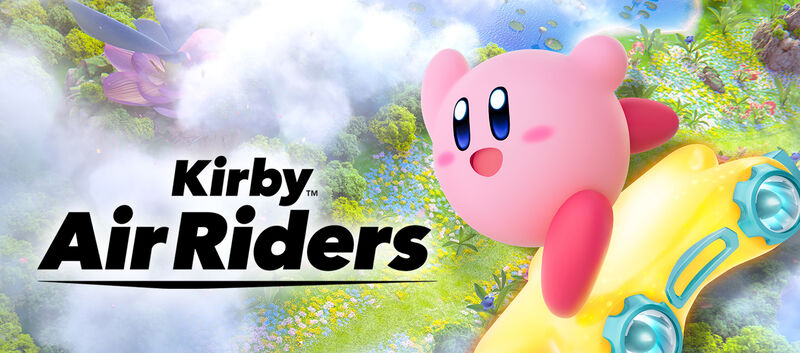Startbildschirm von Kirby Air Riders
