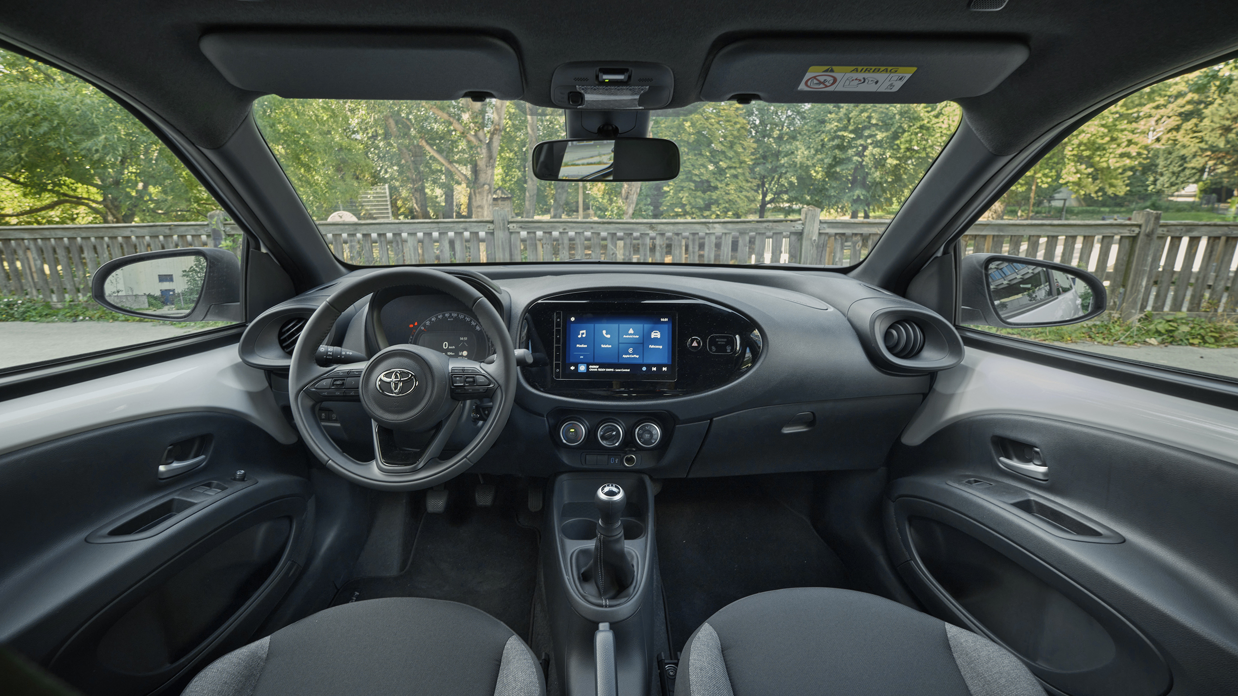 Das Cockpit eines Toyotas