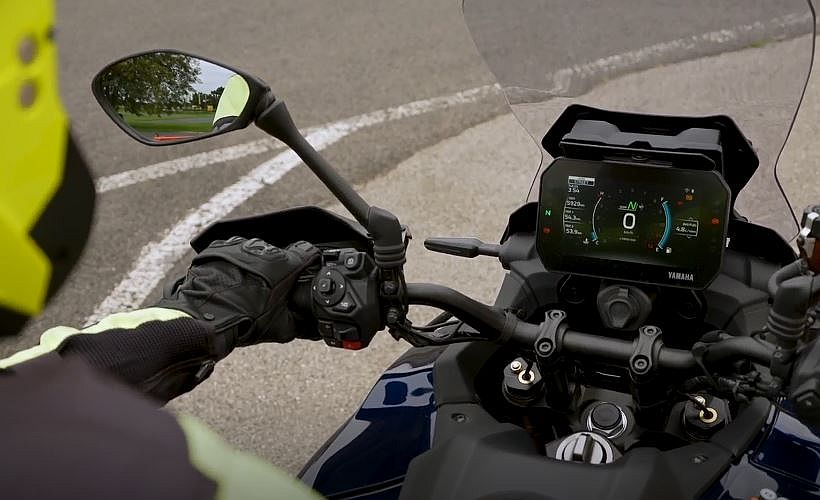 Cockpit eines Motorrades