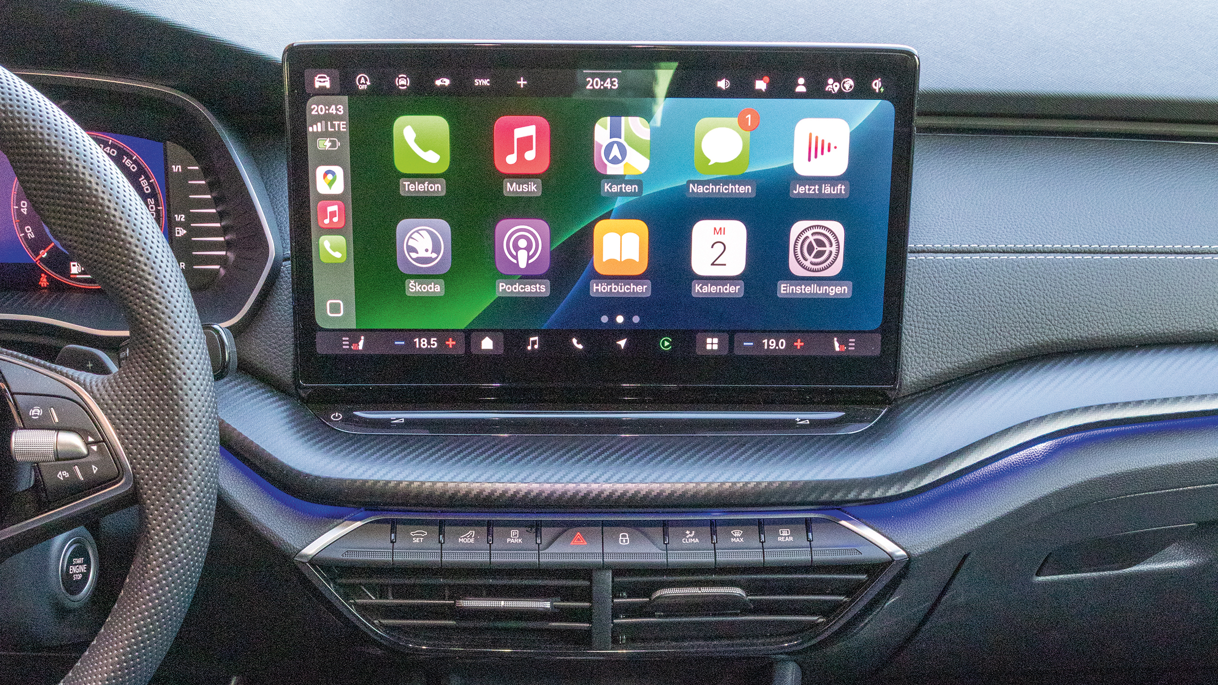 Skoda Octavia Touchscreen