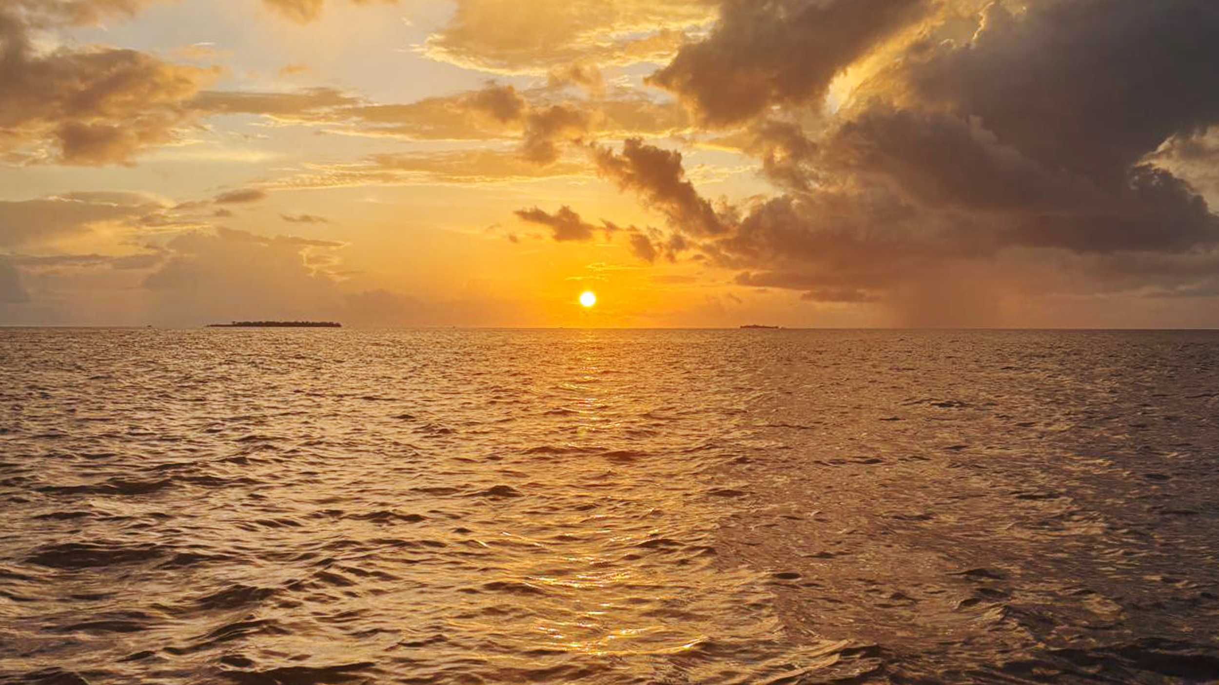 Malediven Sonnenuntergang