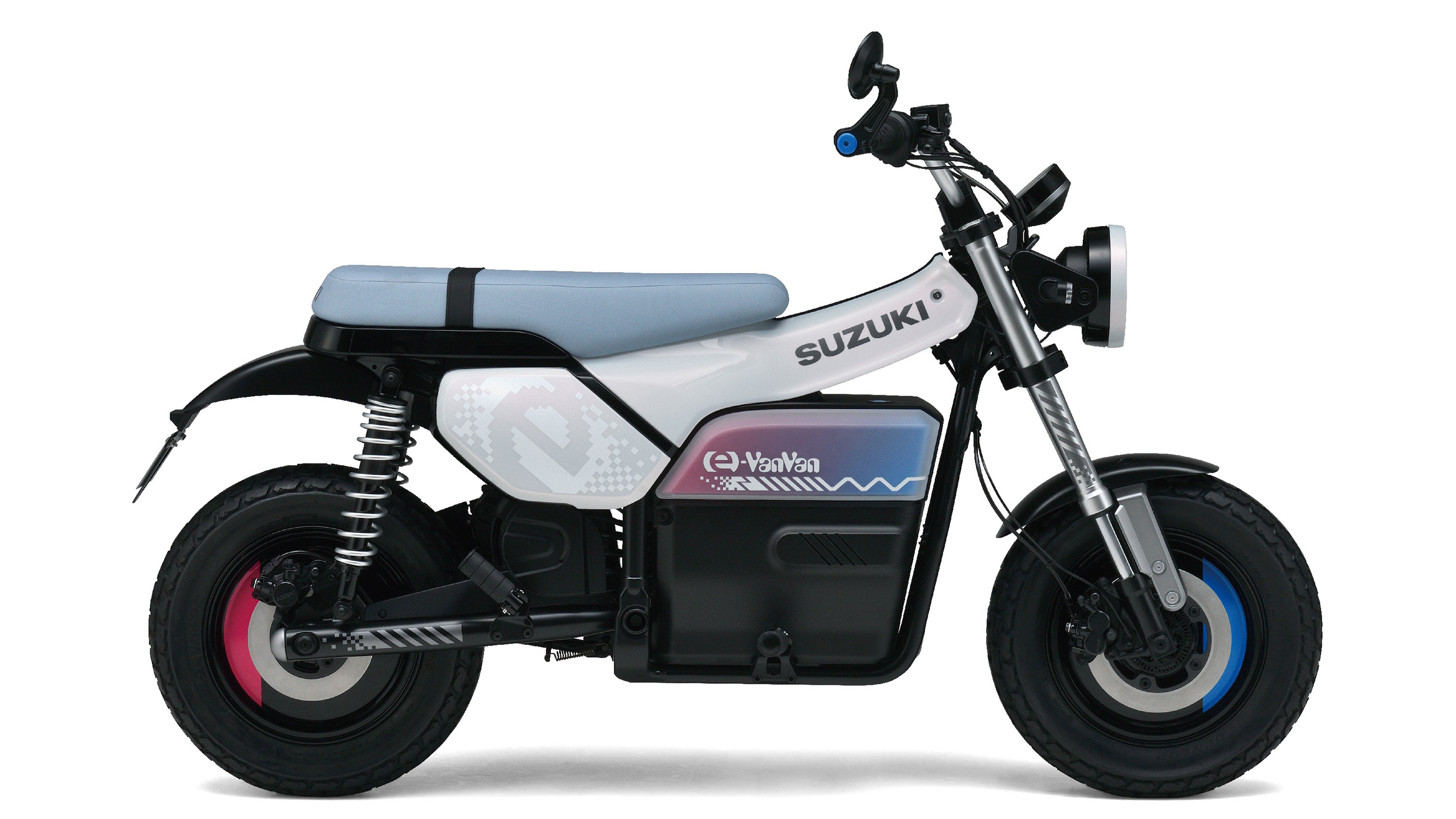 Ein elektrisches Freizeitbike von Suzuki