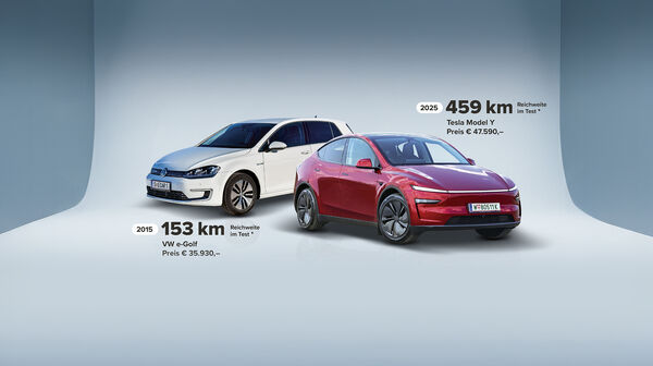 VW Golf, Tesla Model Y