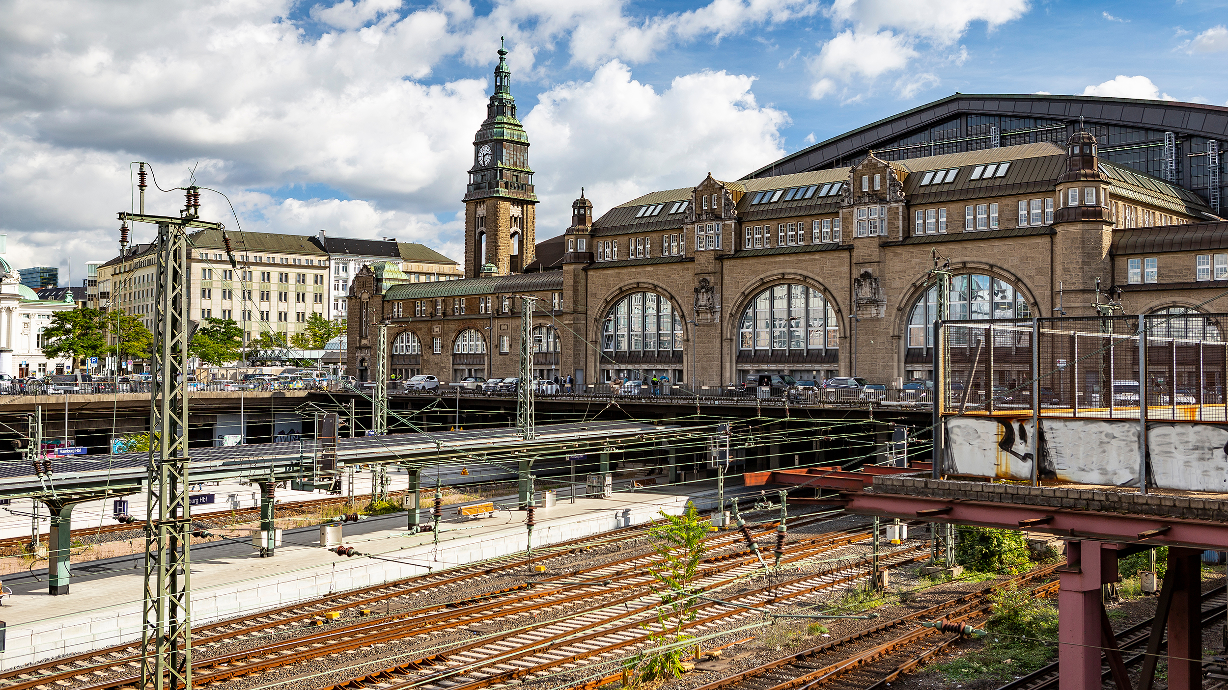 Stadtansicht von Hamburg in Deutschland