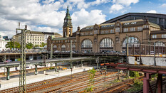 Stadtansicht von Hamburg in Deutschland
