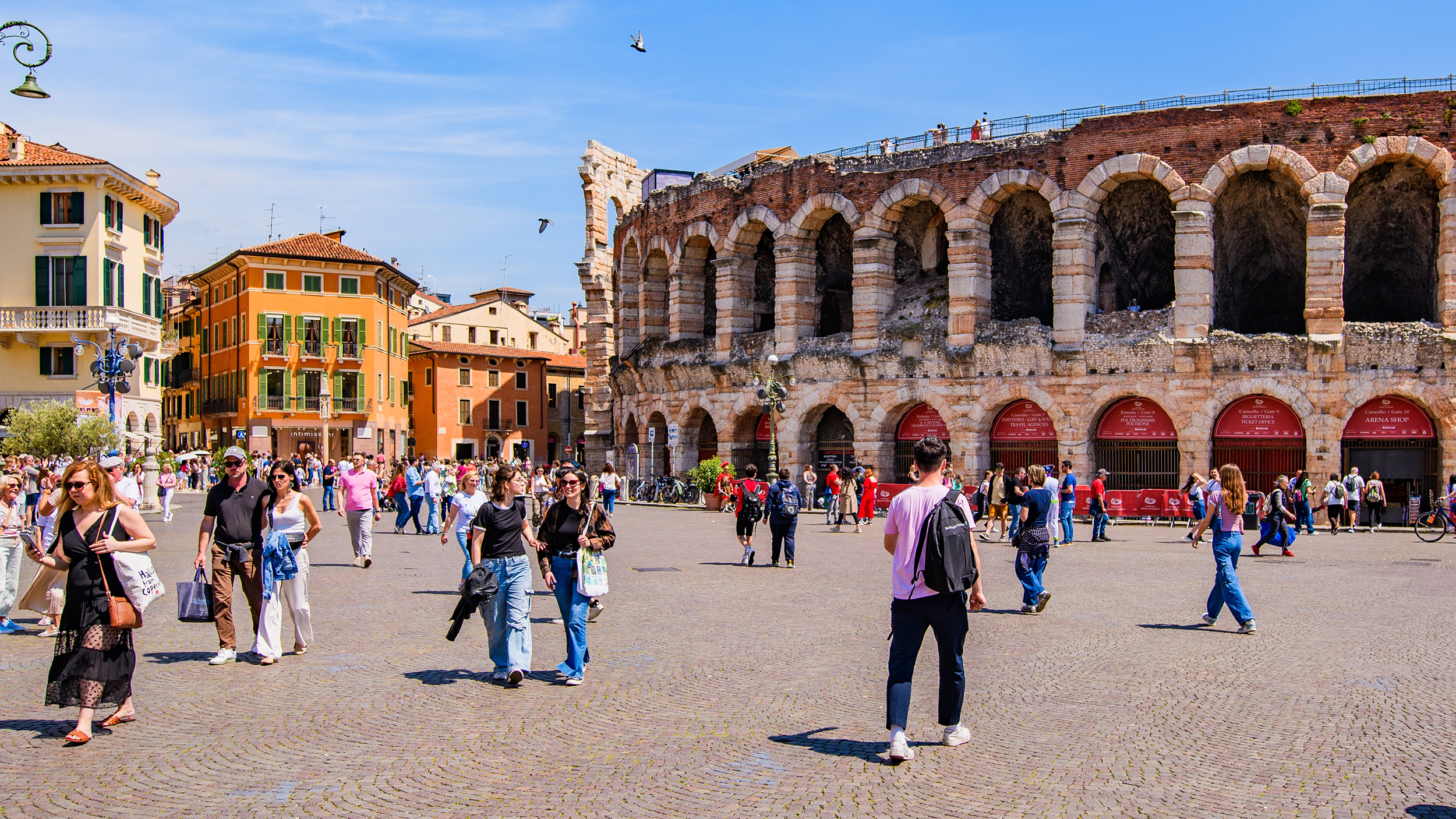Stadtansicht von Verona in Italien