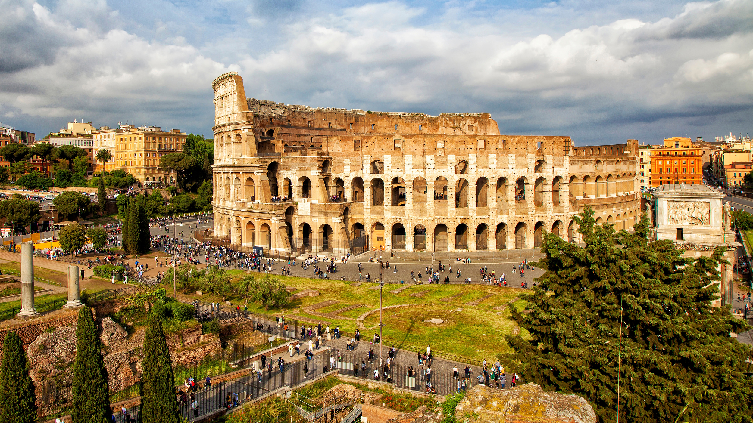 Stadtansicht von Rom in Italien