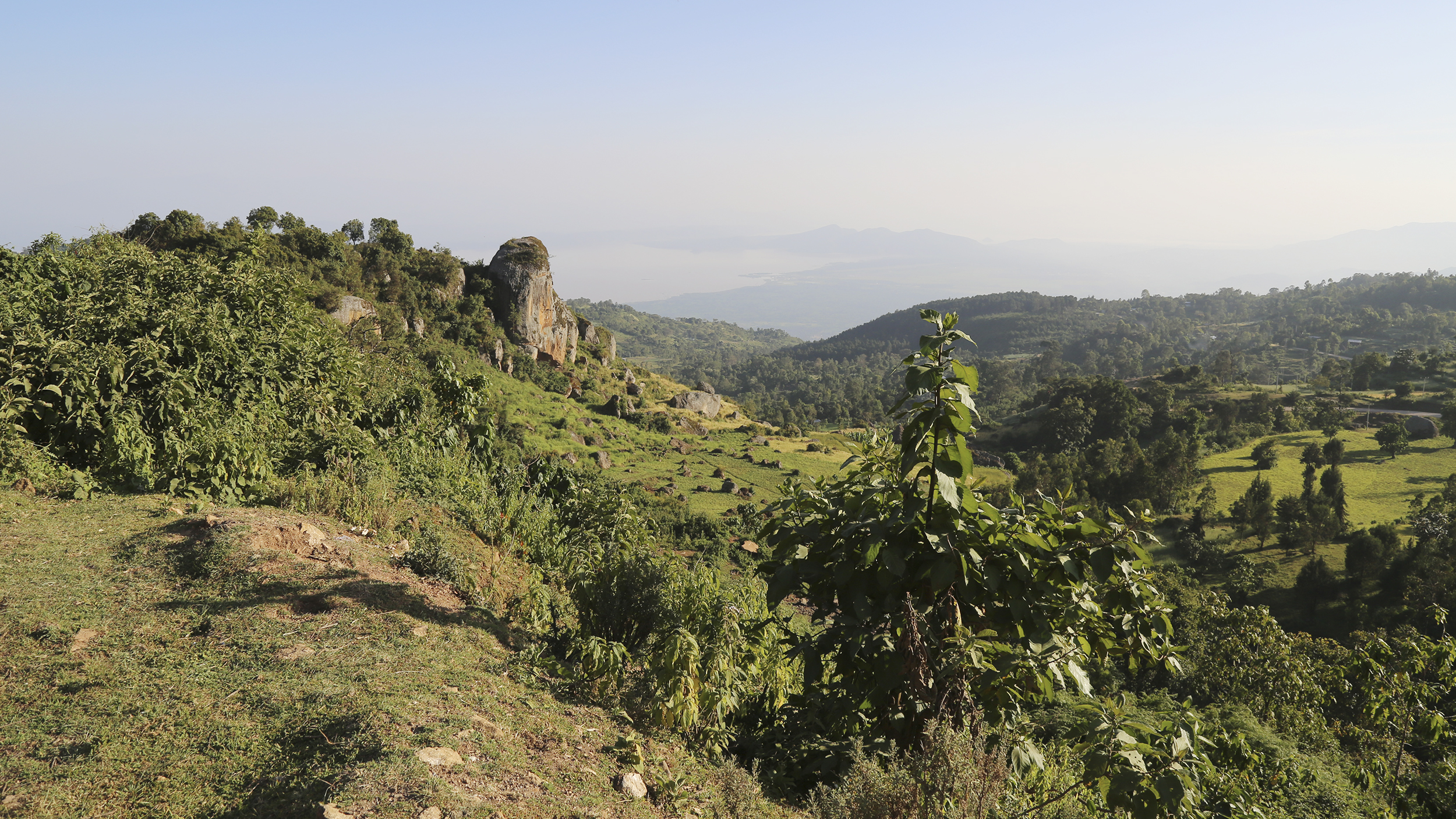 Die Landschaft in Süd-Äthiopen.