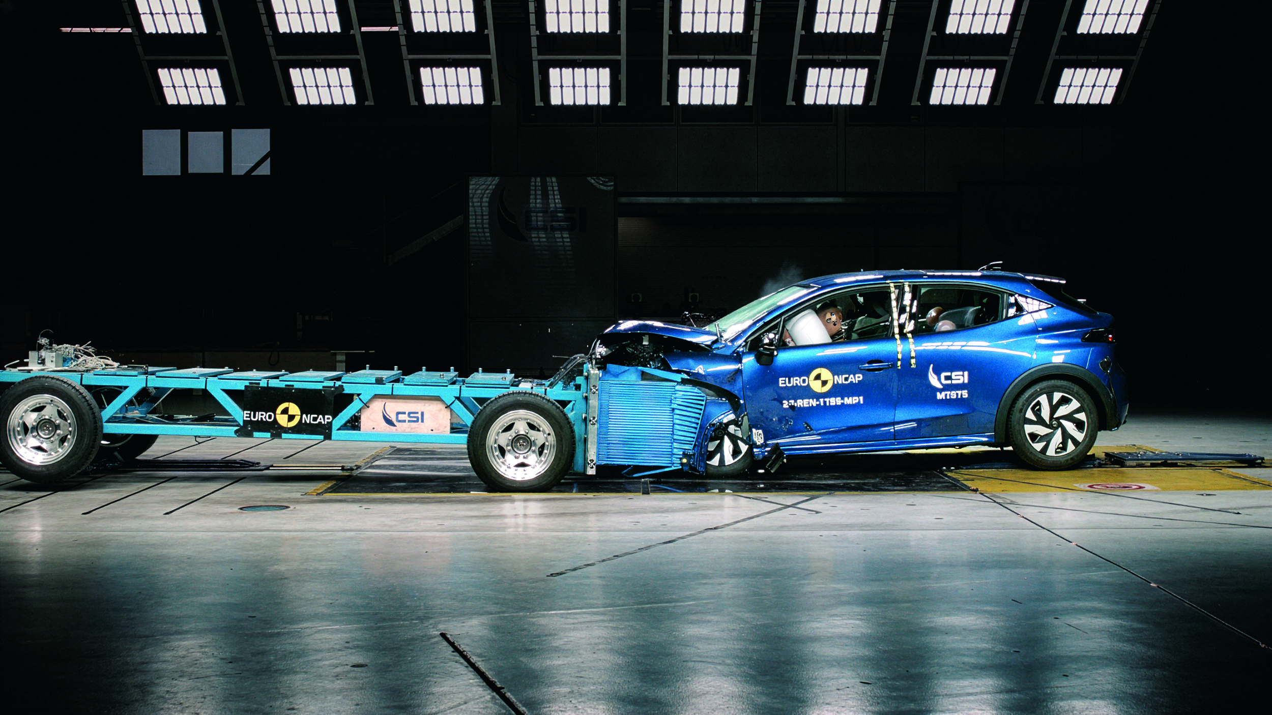 Renault Clio beim Crashtest