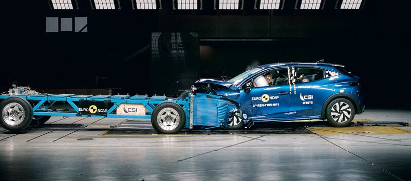 Renault Clio beim Crashtest