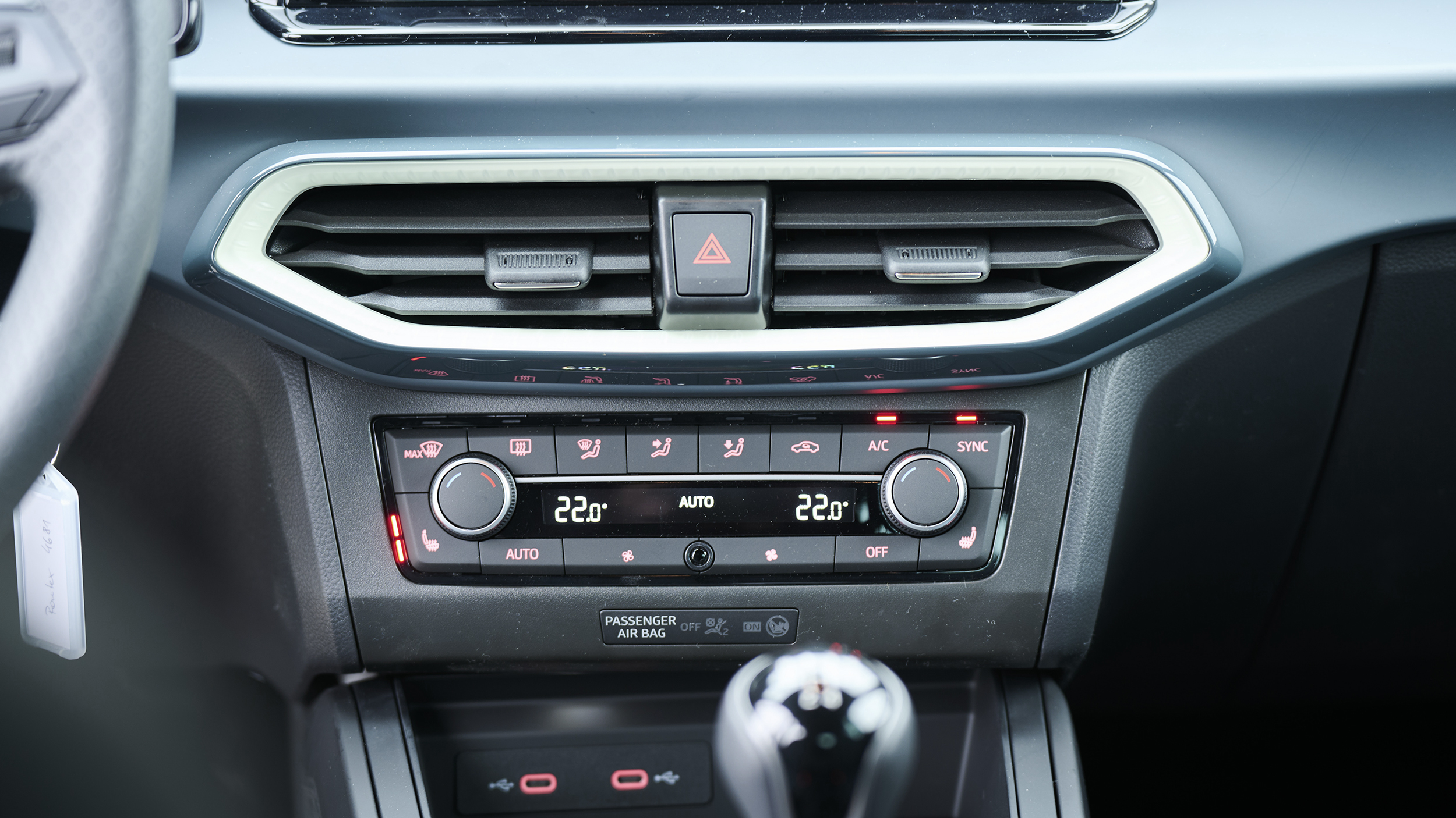 Mittelkonsole des Seat Ibiza