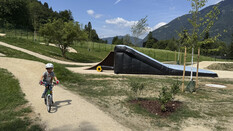 Ein Bike-Funpark für Kinder und Erwachsene.