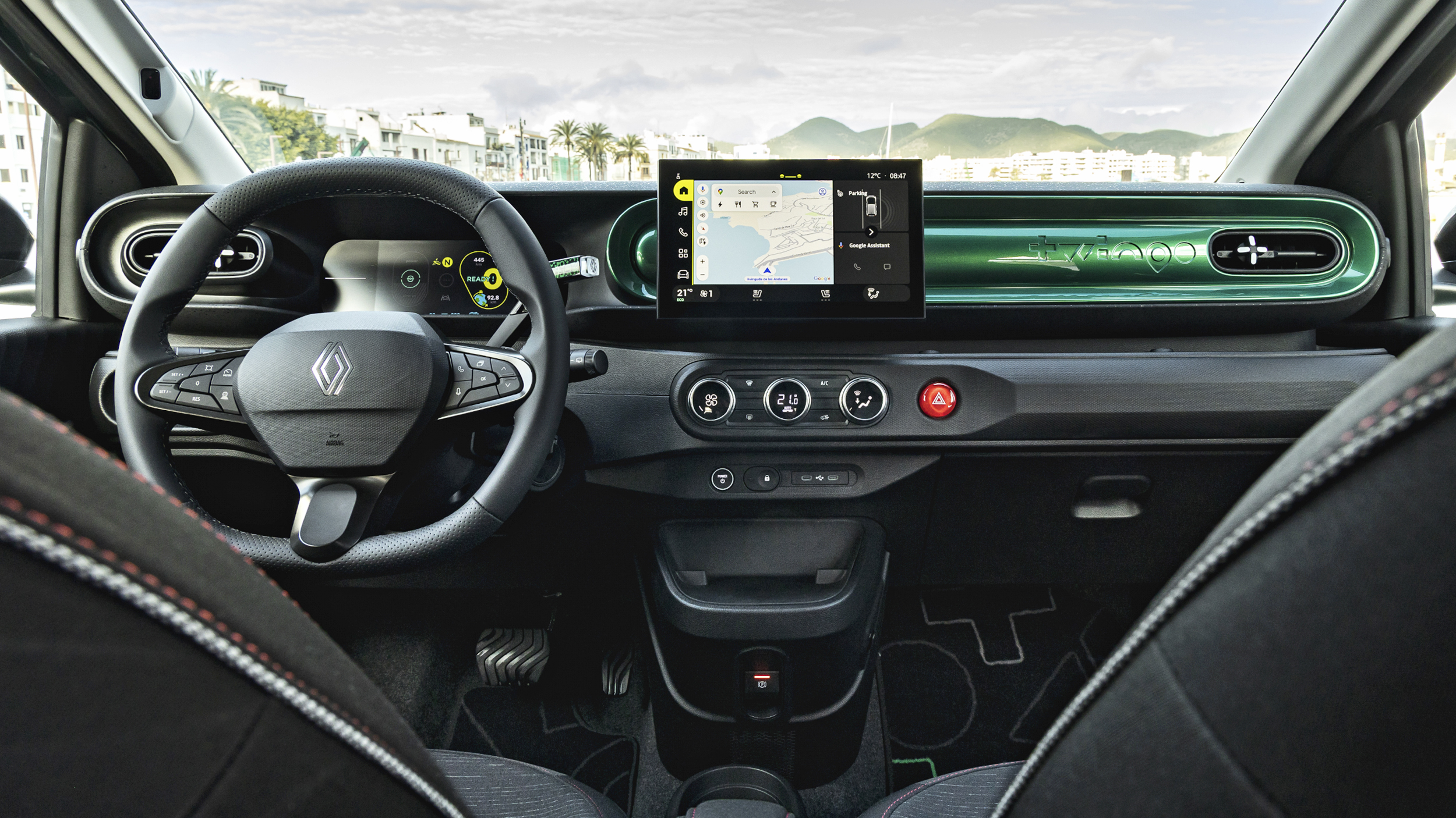 Innenraum eines Renault Twingo 2026.
