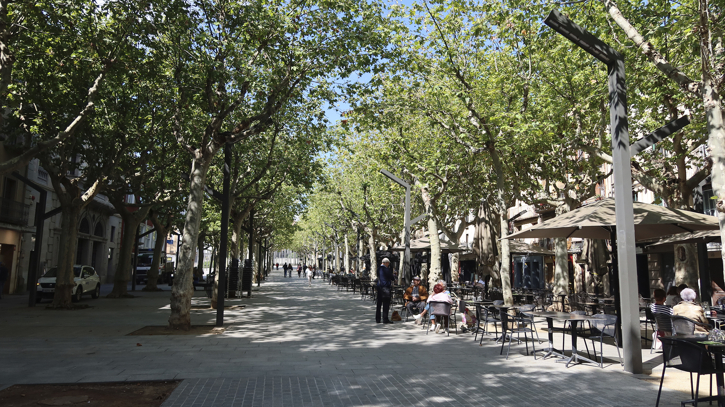 Blay-Promenade in Olot/Spanien