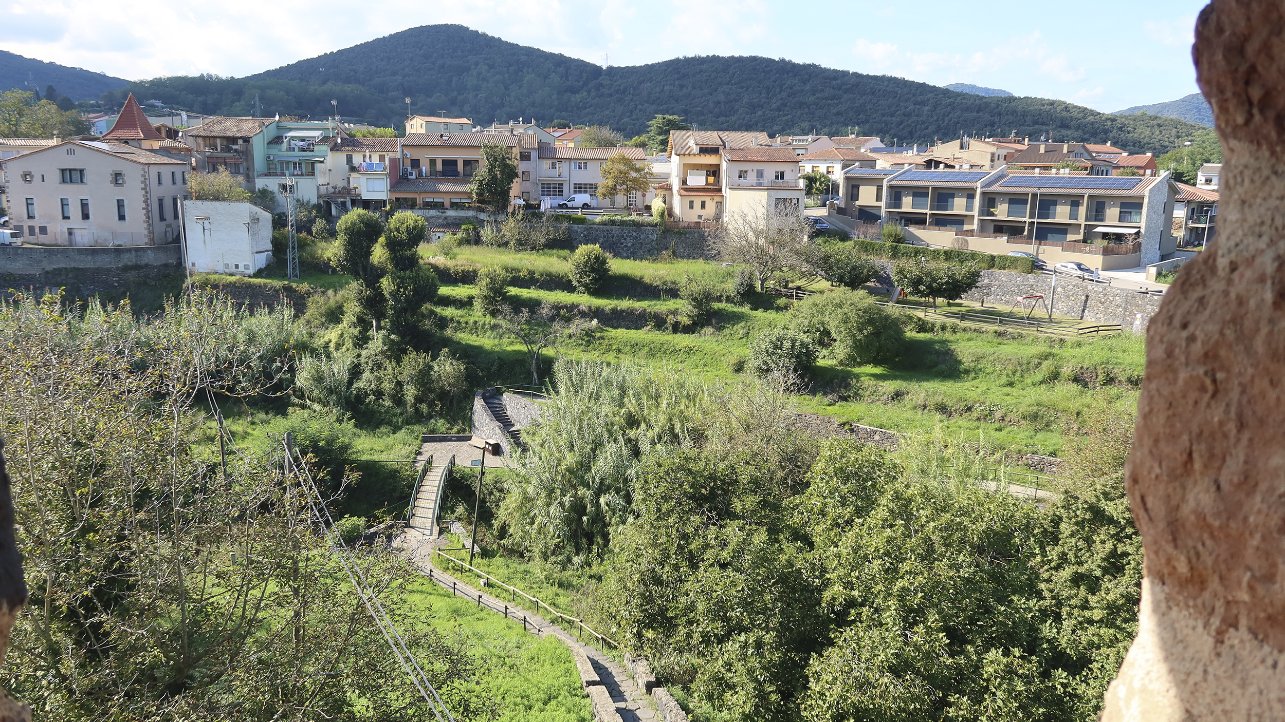 Ausblick auf Santa Pau.