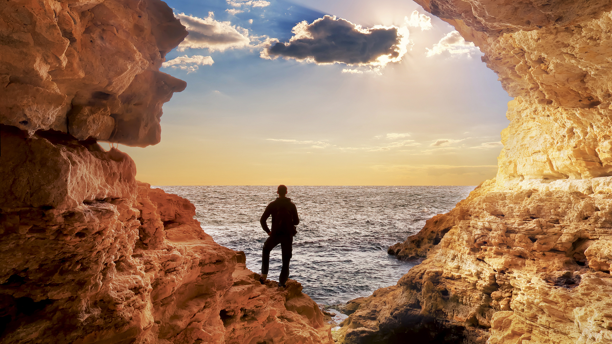 Beautiful landscapes it the Ocean Beach, New Zealand. Inspiring natural and travel background