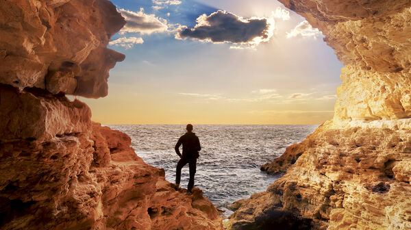 Beautiful landscapes it the Ocean Beach, New Zealand. Inspiring natural and travel background