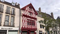 Fachwerkshaus in Dijon.