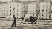 Archivfoto der 1957 geschaffenen Flugeinsatzstelle Wien