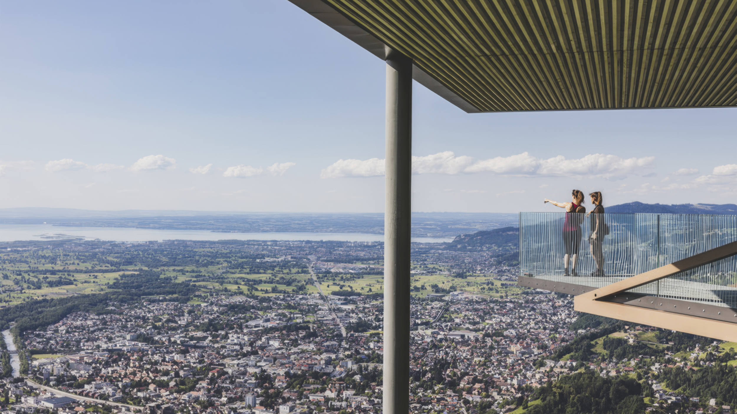 Aussichtsbalkon über den Bodensee