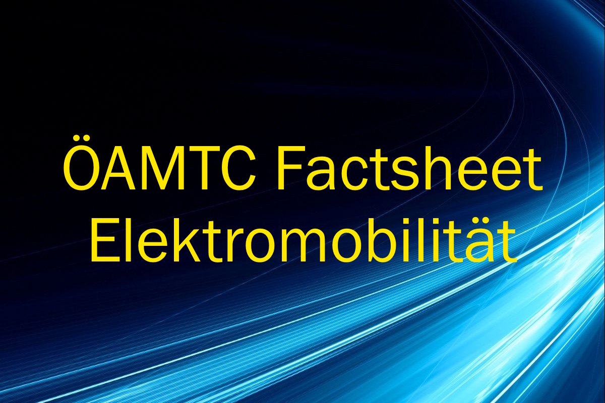 Eine Headerbild für ein Factsheet mit Informationen zur Elektromobilität.