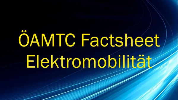 Eine Headerbild für ein Factsheet mit Informationen zur Elektromobilität.