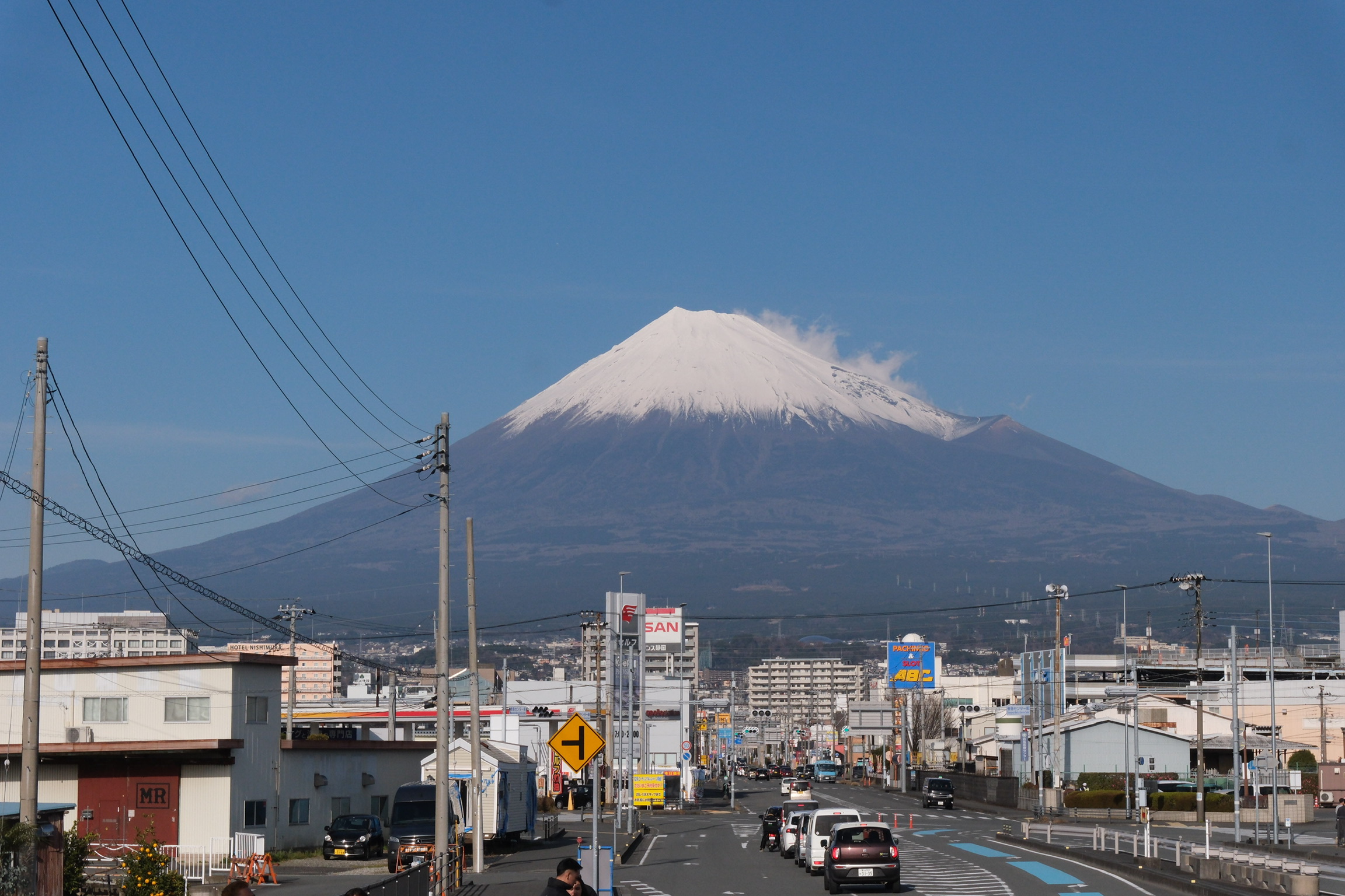 Das Foto zeigt den Mount Fuji.