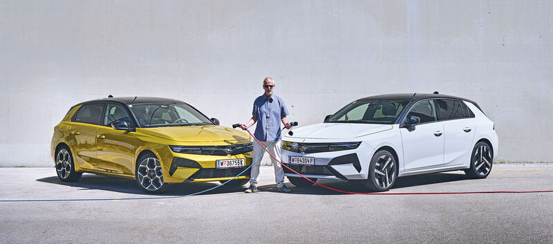 Opel Astra Plug-in-Hybrid und Opel Astra Electric