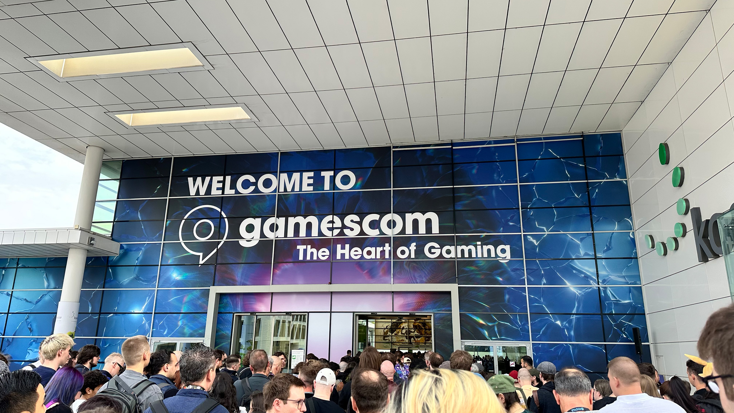 Eingang von der gamescom.