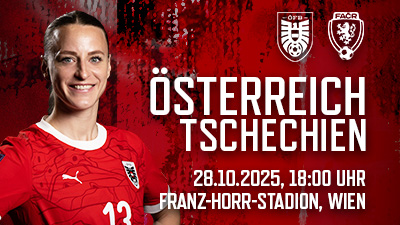 Ländermatch Österreich vs. Tschechien