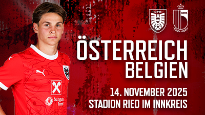 Ländermatch U21 Österreich vs. Belgien
