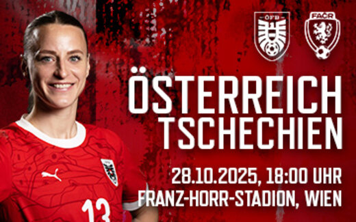 Ländermatch Österreich vs. Tschechien