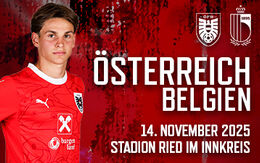 Ländermatch U21 Österreich vs. Belgien