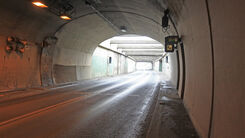 Tunnel Voitsberg kurz vor der Ausfahrt Richtung Graz