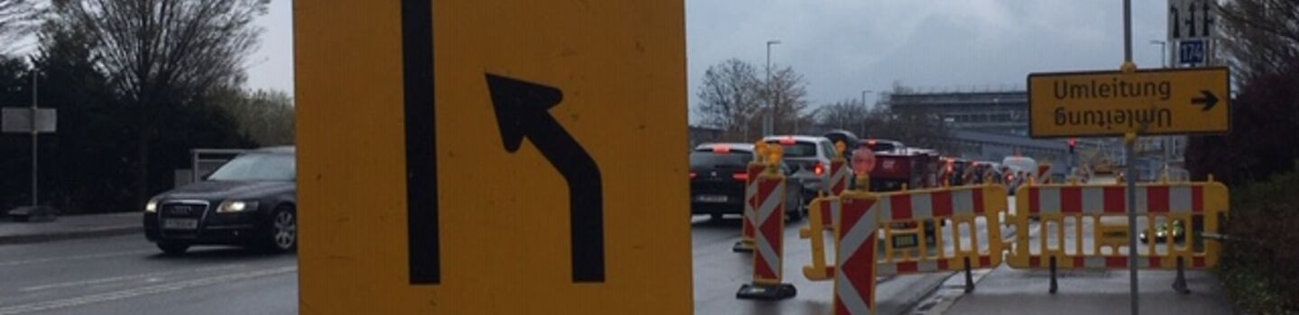 Baustelle_Fahrbahnverengung ÖAMTC