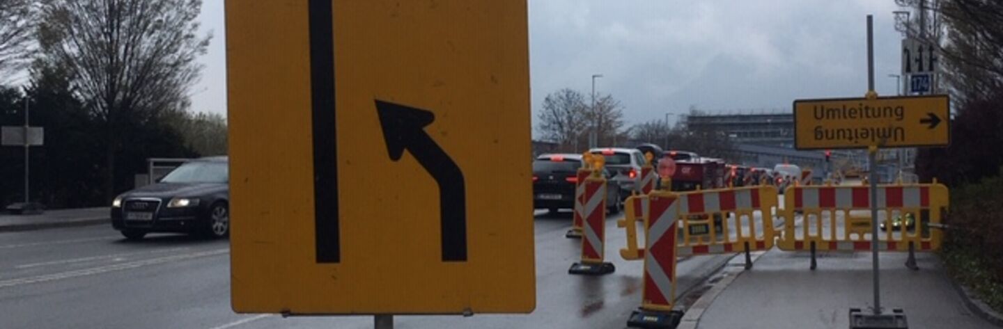 Baustelle_Fahrbahnverengung ÖAMTC