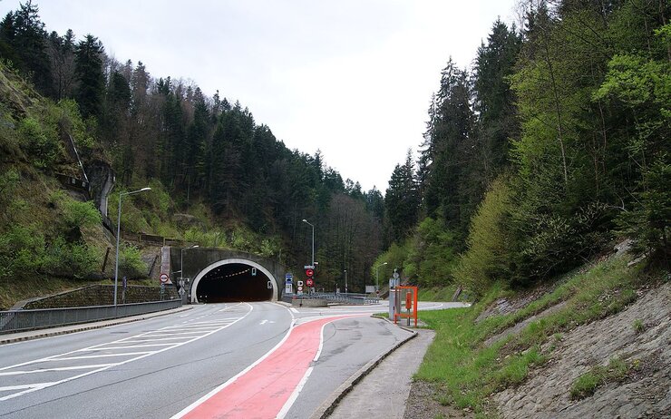 Tunnelportal Achraintunnel