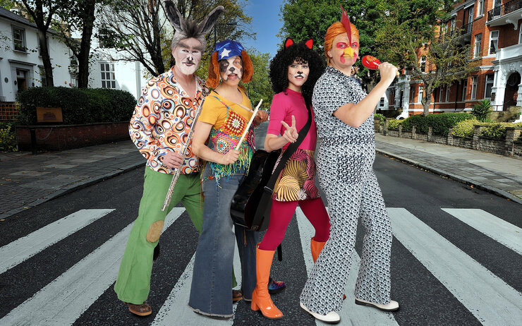 Die Bremer Stadtmusikanten – neu vertont. Offizielles Sujet der Veranstaltung.