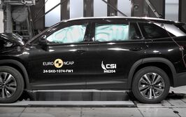 Skoda Kodiaq beim Frontalcrash