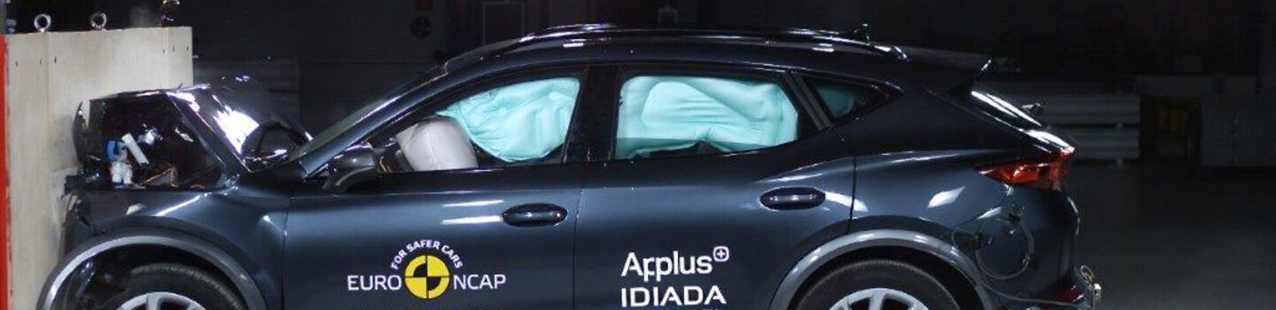 Cupra Formentor in Crashtestsituation