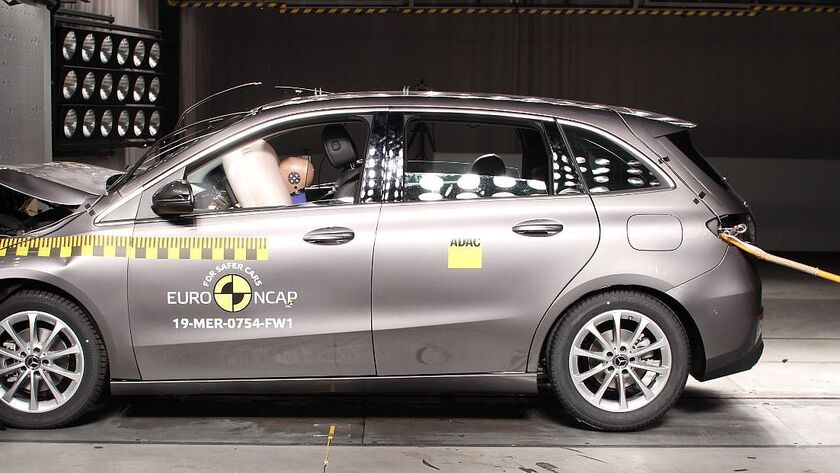 Auto in Crashtestsituation