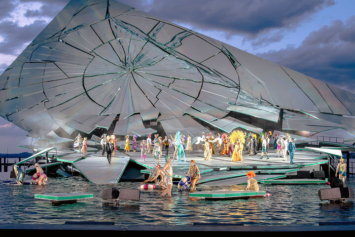 Seebühne Bregenz, Juli 2026. Aufführung der Oper "La traviata" von Giuseppe Verdi