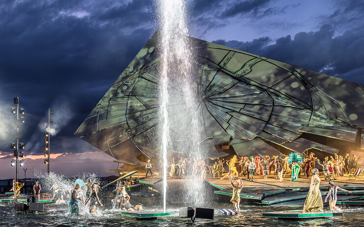 Seebühne Bregenz, Juli 2026. Aufführung der Oper "La traviata" von Giuseppe Verdi