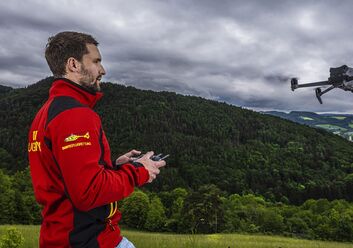 Benjamin Drohnen-Pilot ÖAMTC/Postl